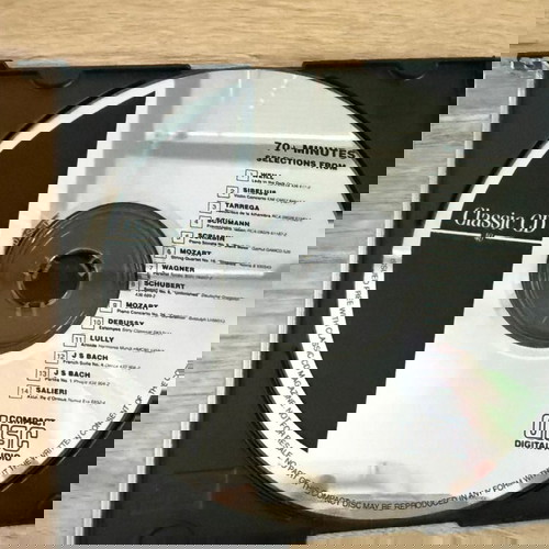 12 CD's του περιοδικού Classic CD 1990