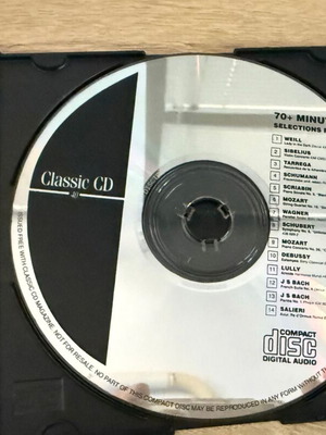 12 CD's του περιοδικού Classic CD 1990