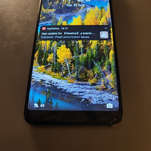 Huawei P20 Pro phone 6/128 with minor corner crack
