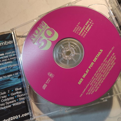Now That's What I Call Music 50 CD like new, pop, 2 discs