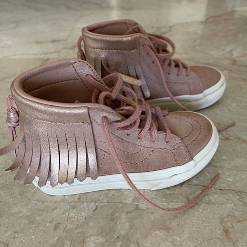 Vans kids boots used, size 27, pink