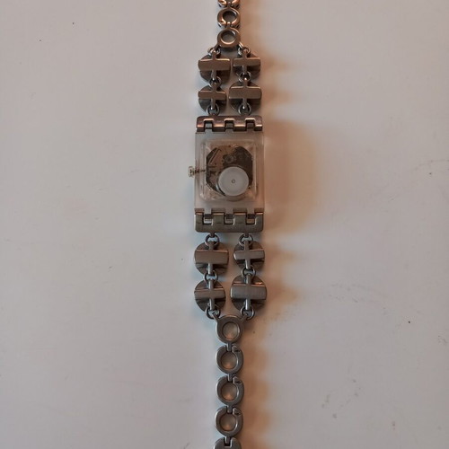 Ρολόι χειρός γυναικείο Swatch μεταχειρισμένο, θέλει επισκευή μηχανισμού