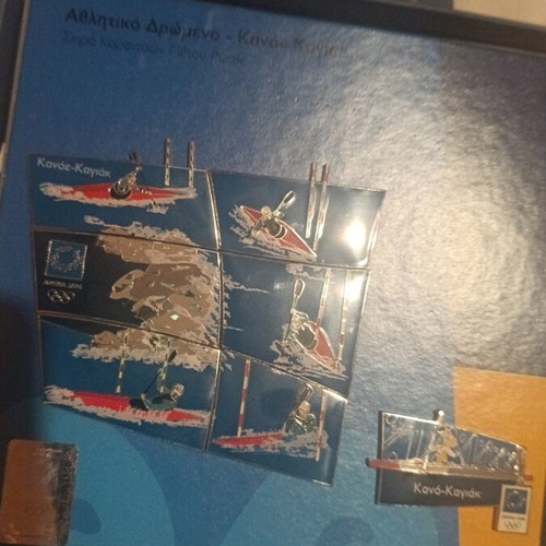 Olympic Games Athens 2004 Collectible Pins Canoe-Kayak Set New