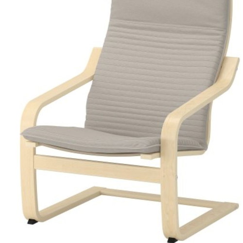 Armchair with footrest like new