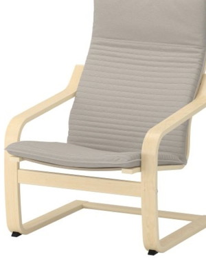 Armchair with footrest like new
