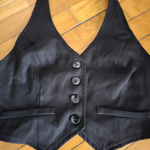 Black vest like new, size S / 36 / 8