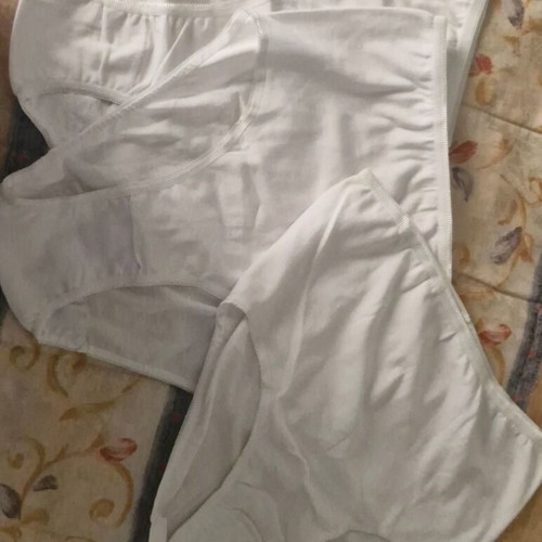 Lingerie set size 52 new, pack of 3, white