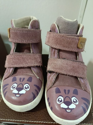 Geox boots used girls size 26 purple and brown