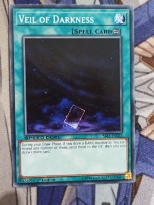 Veil Of Darkness Continuous Spell κάρτα σαν καινούργια για Yu-Gi-Oh!