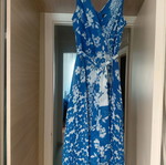 DKNY dress new M-L blue with white flowers