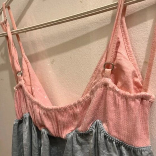 Lynne pink multicolor lingerie-style dress with sequins