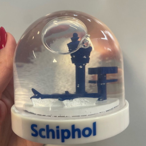 Snow globe Amsterdam airport (Schiphol) like new