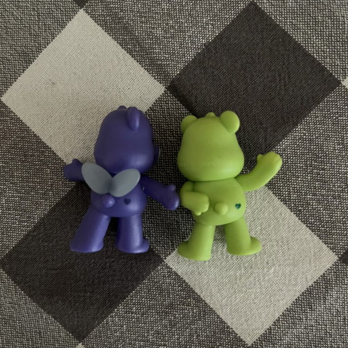 Care Bears Harmony Bear & Good Luck Bear set of 2 figures
