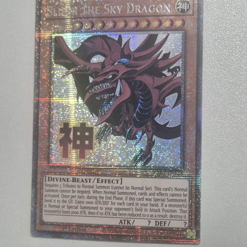 Yu-Gi-Oh! cards Slifer the Sky Dragon, Red-Eyes Black Dragon, Winged Dragon of Ra like new