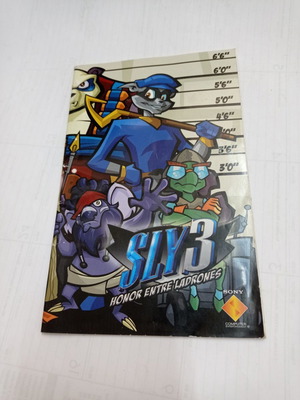 Sly3 Honor Entre Ladrones instruction booklet used