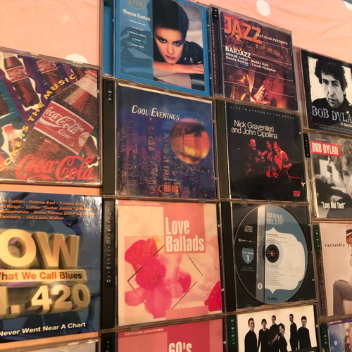 CD collection used, pack of 23, pop rock blues heavy metal jazz
