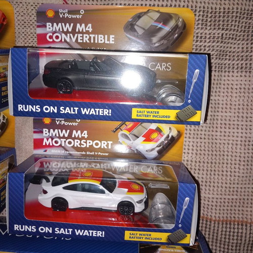 Shell collectible toy cars new with racetrack