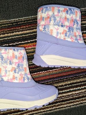 Children's snow boots new purple size 27