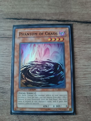 Phantom of Chaos YuGiOh card mint, limited edition