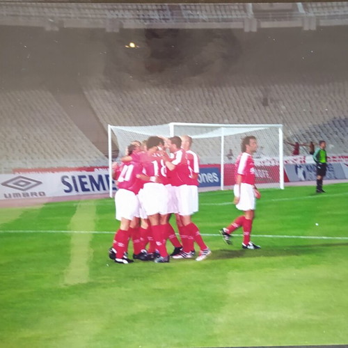 Olympiacos large authentic photograph like new