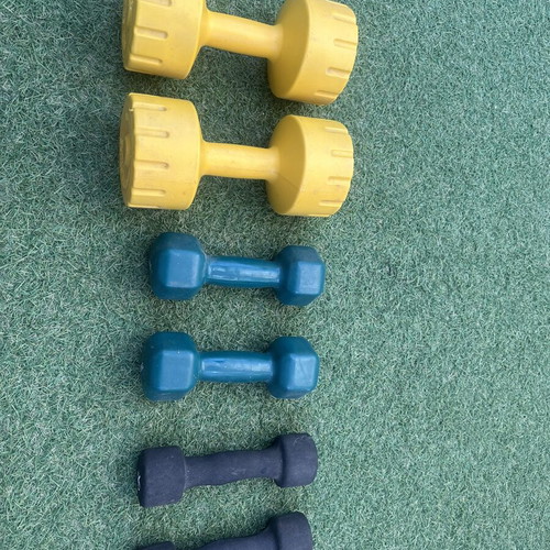 Dumbbells set 2+2, 3+3, 4+4
