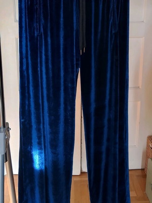 Boy London velvet pants used, blue, size S/M