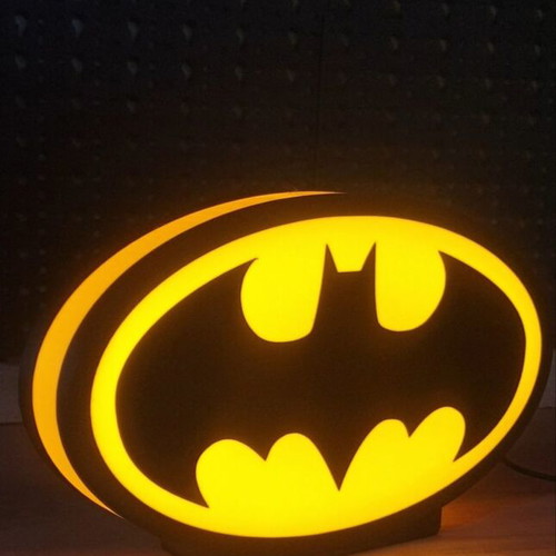 Batman Logo Lightbox new, decorative LED lamp