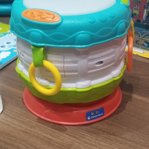 Βρεφικό παιχνίδι Baby Clementoni μουσικό όργανο Activity Baby Drum σαν καινούργιο για 10+ μηνών