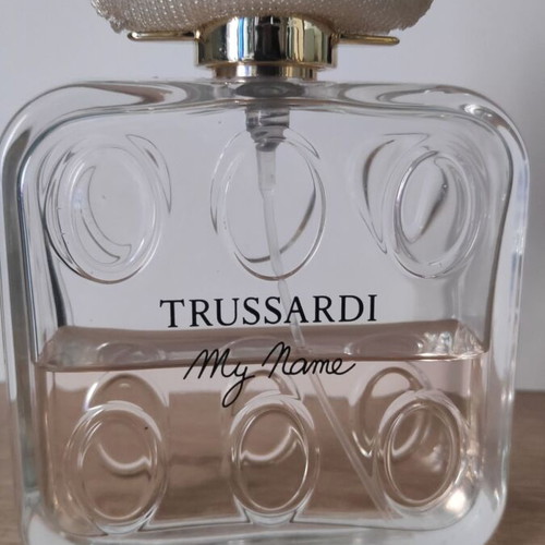 Trussardi My Name Eau De Parfum 100ml used, almost half full