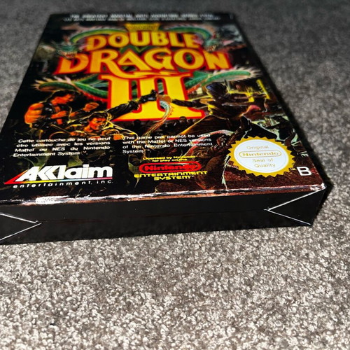 Re-pro box for Double Dragon 3 Nintendo Nes game new