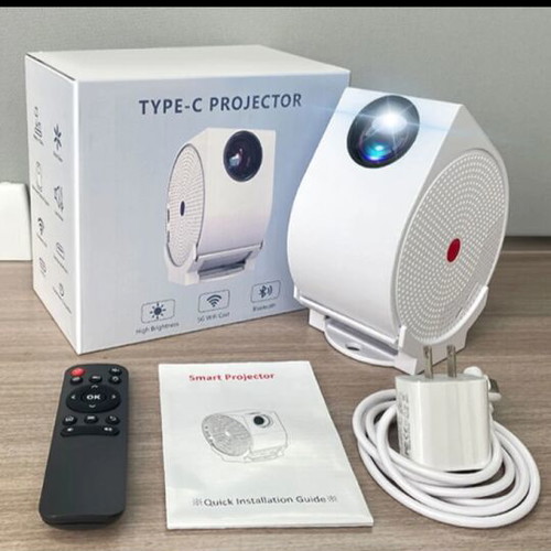 Galaxy S8 with Portable Projector Full Pack like new