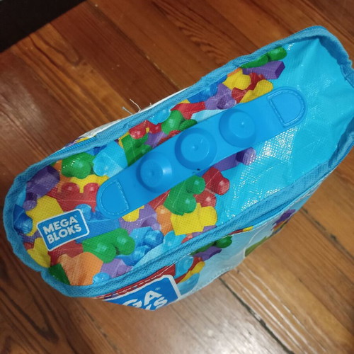 Fisher Price Mega Bloks used building blocks in bag