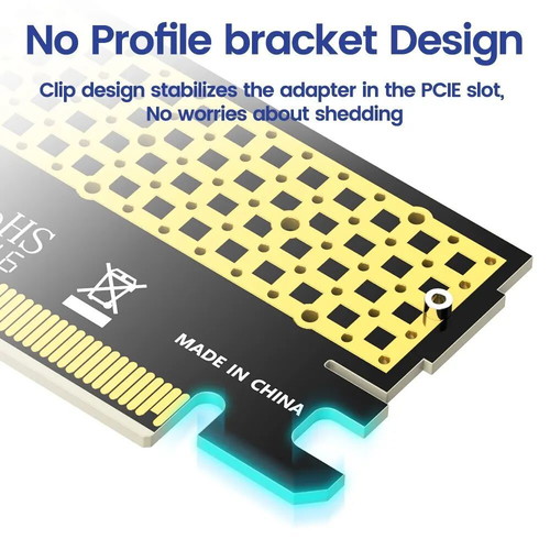 Jeyi M.2 NVME to PCIe X16 adapter PCIe 4.0 Gen4 64 Gbps
