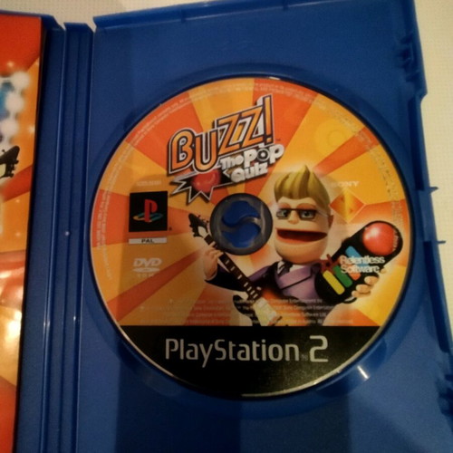 Buzz! The Pop Quiz PS2 used with manual