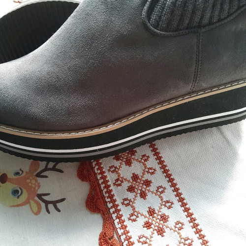 Sock boots gray like new, size 40