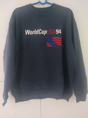 World Cup USA 1994 long sleeve shirt used, size XL, blue