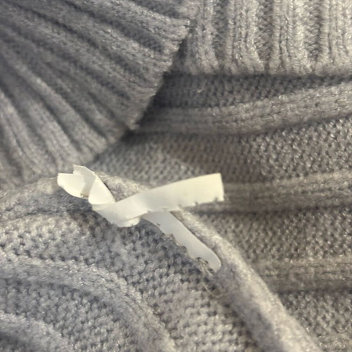 Toi&Moi gray crop sweater with turtleneck like new
