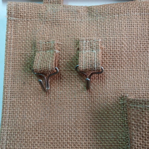 Wall hanging linen pouch like new for keys and letters 30x40 cm