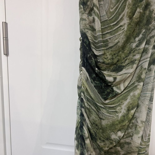 Decoro midi dress khaki for summer