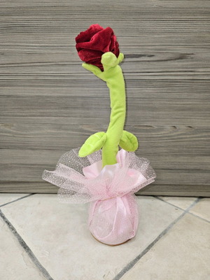 Cactus Talking Toy like new with songs and voice repetition