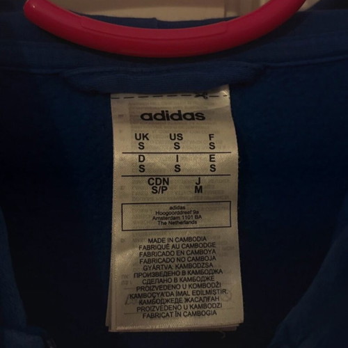 Ζακέτα Adidas unisex μπλε σαν καινούργιο