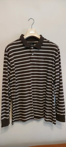 Nautica μπλούζα polo μακρυμάνικη.