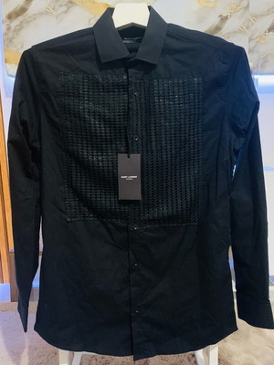 Saint Laurent men's shirt new, size L, black