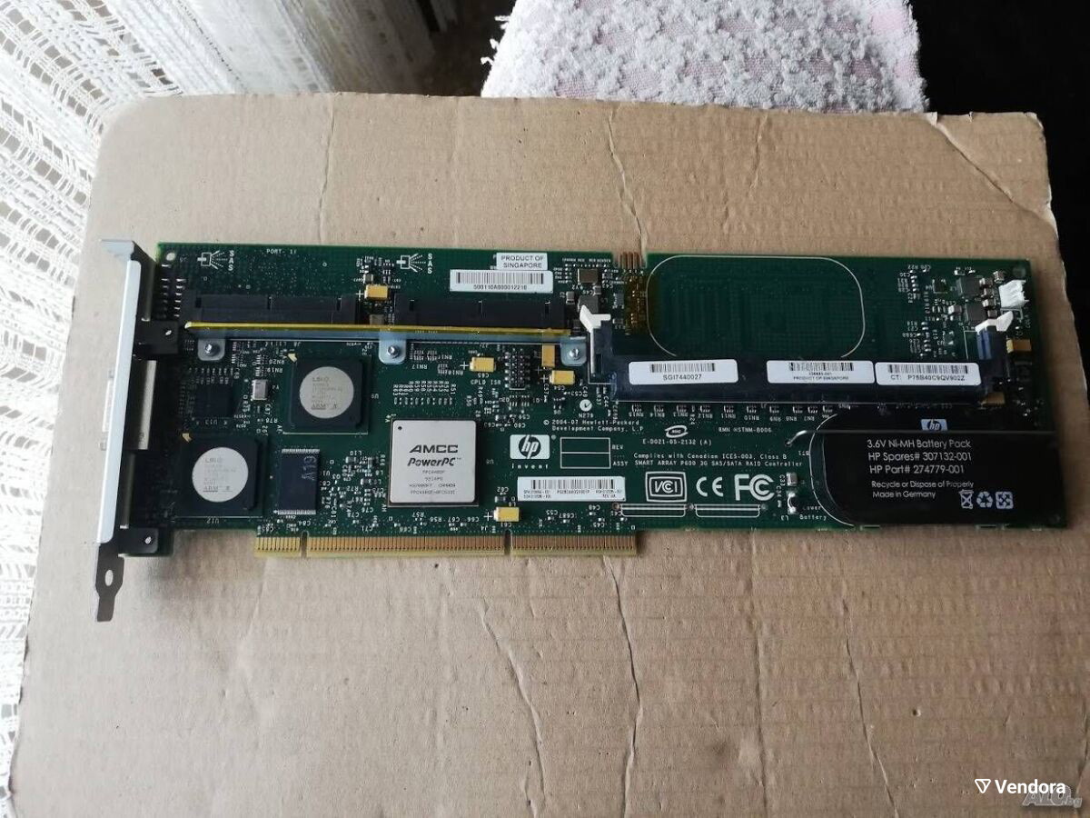P600 Modules HP Smart Array P600 3G PCI-X SAS/SATA… - € 30,00 - Vendora.gr