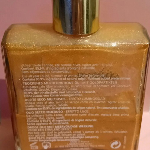 Nuxe Huile Prodigieux Or dry oil used for face-body-hair 100ml