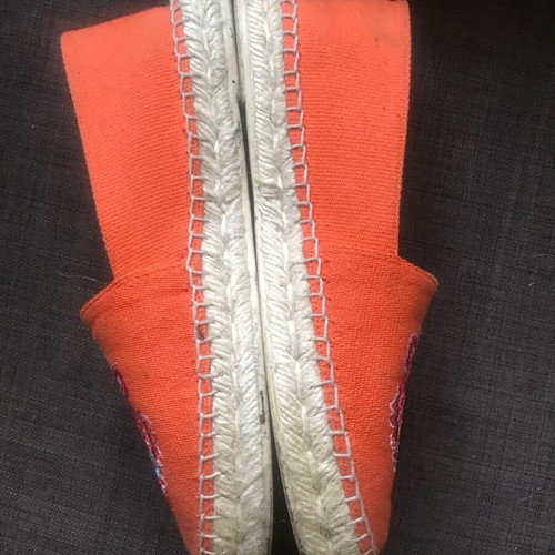 Kenzo Tigre espadrilles size 37 like new, orange