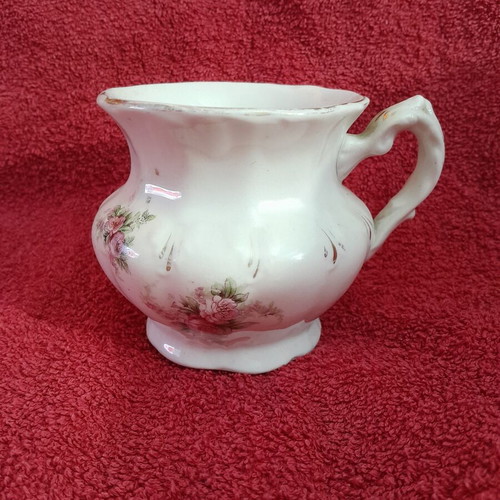 Sevres porcelain teapot used, height 9.5cm, diameter 9cm
