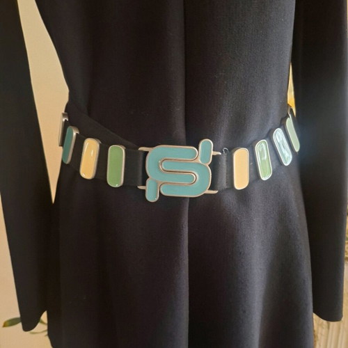 Marc Cain Long Black Blouse New With Fornarina Belt