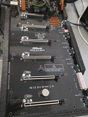 Set Asrock H510 Pro BTC+, Intel i3-10100, 8GB Kingston Fury σαν καινούργιο