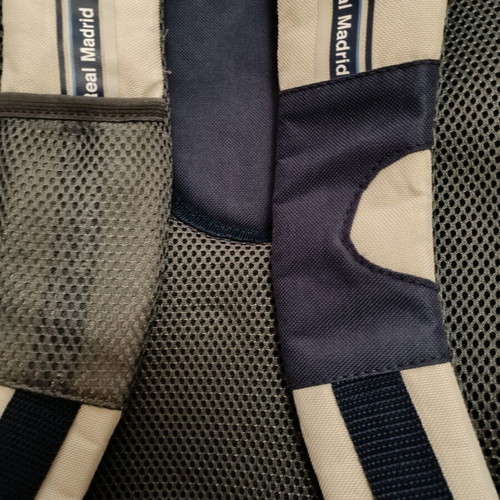 Backpack Real Madrid like new with 4 zippered compartments
